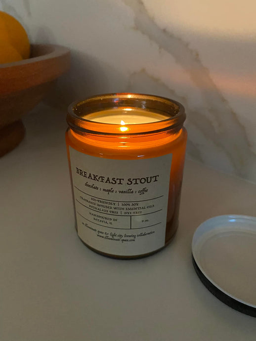 breakfast stout candle