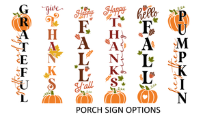 Porch Sign Workshop: Thurs, Sept 14th 7pm