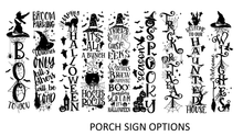 Load image into Gallery viewer, Porch Sign Stencil Options