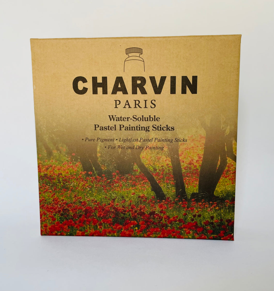 Charvin 48-Count Water-Soluble Pastel Painting Sticks