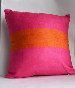 Pink and Orange Pillow