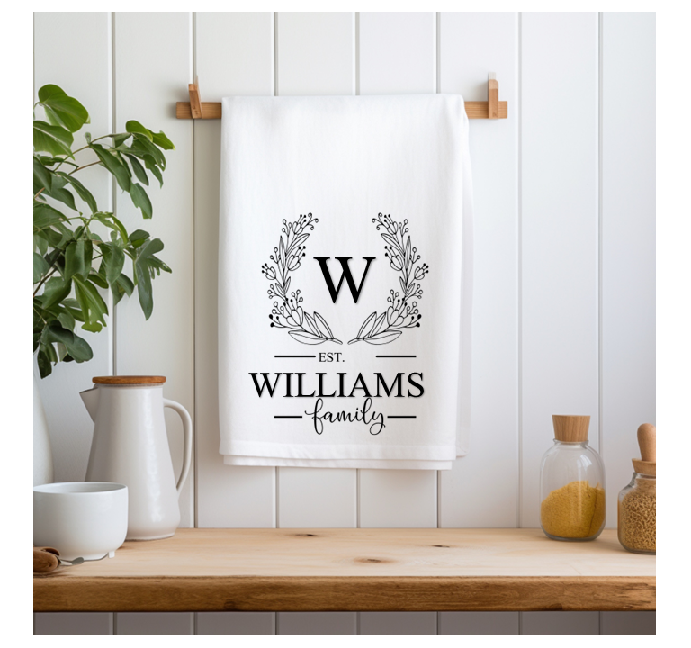 DIY Custom Tea Towel Class: Friday, Sept 22nd 7pm-9pm