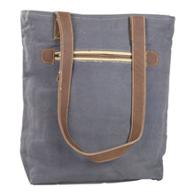 Load image into Gallery viewer, Grey And Tan Floral Tote
