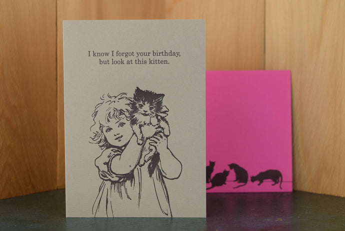 Kitten Birthday Card