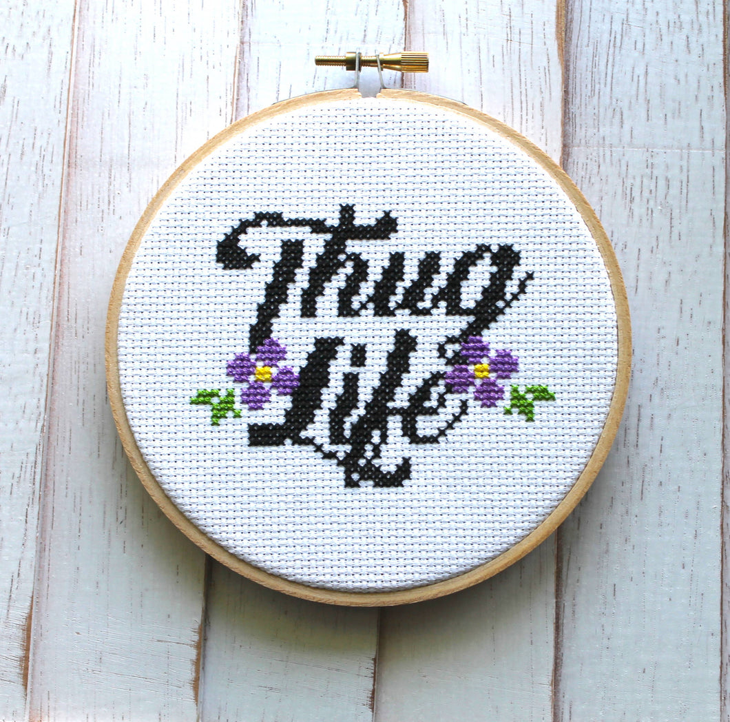 Thug Life Cross Stitch Kit