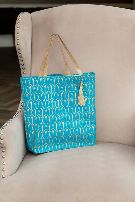Reusable Fabric Gift Bags Tote Style - Luxe Gold Range