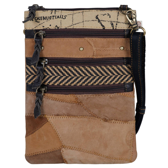 York Crossbody - Upcycled Genuine Leather