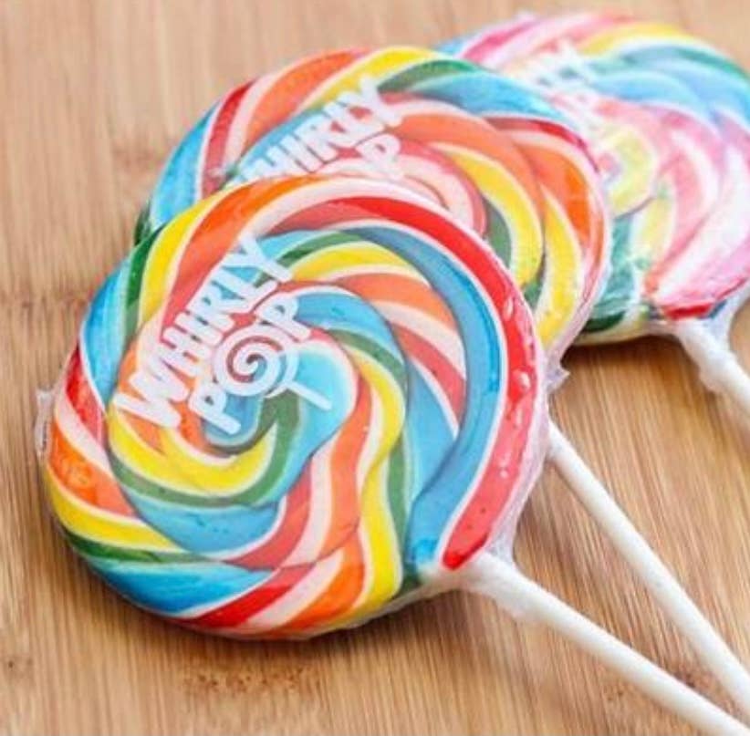 Whirly Pop Nostalgic Rainbow Lollipop 3 Inch 🍭