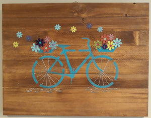 Stencil Only: Bicycle 11.5"x11.5" Vinyl Stencil with Transfer Tape