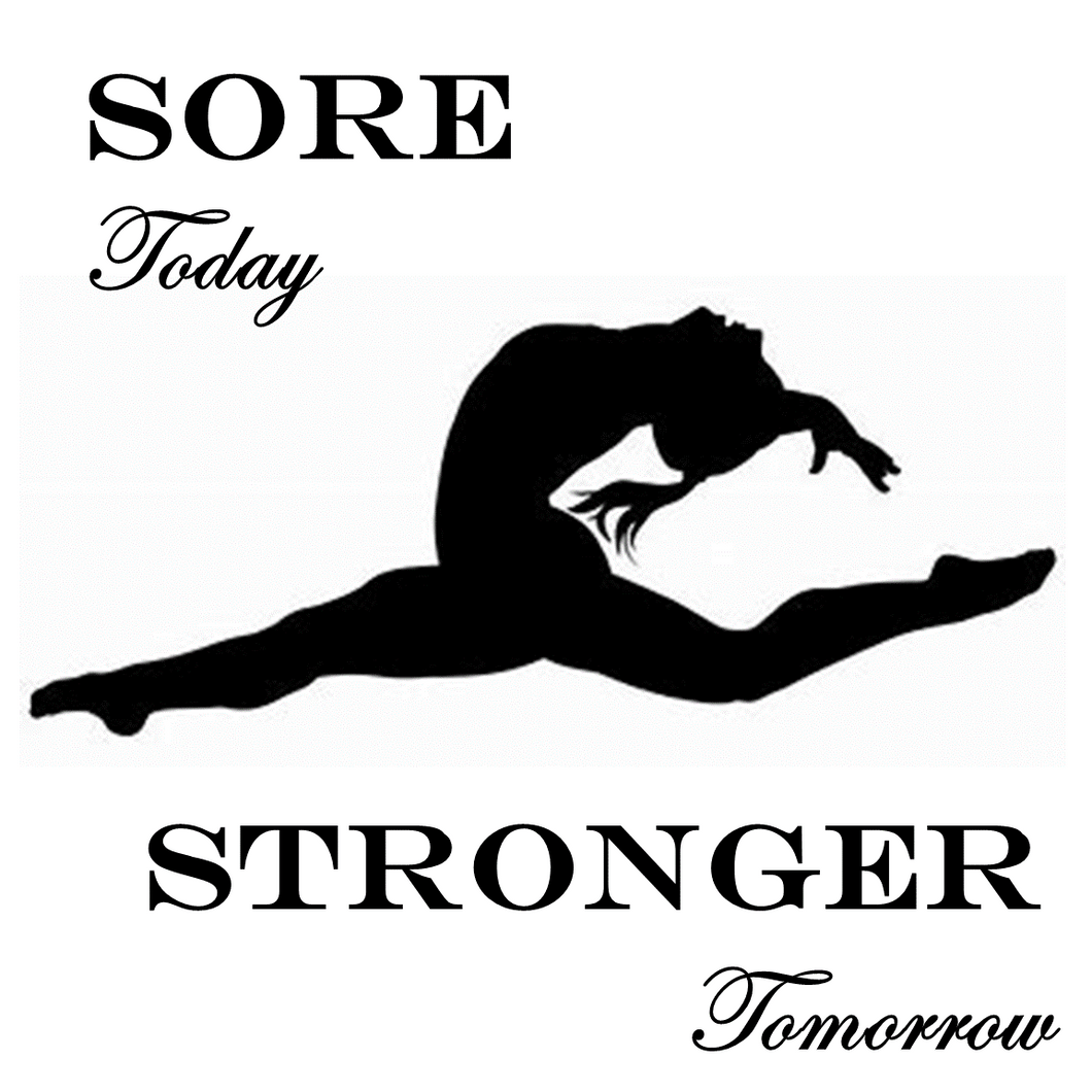 Stencil: Gymnast (Design #3) 11.5