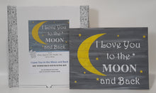 Load image into Gallery viewer, Stencil: I Love You to The Moon 11.5&quot;x11.5&quot; Vinyl Stencil with Transfer Tape