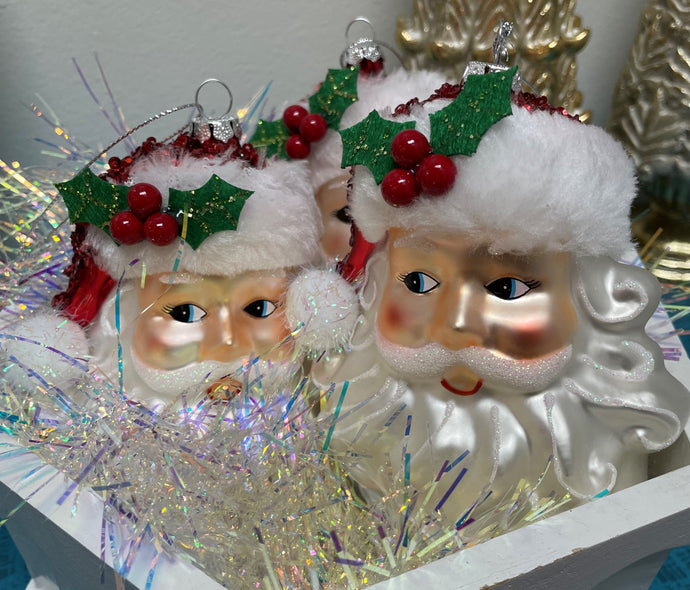 Santa Ornaments