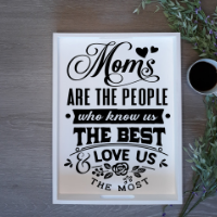 DIY Serving Tray Stenciling Kit (Mom Design #3)