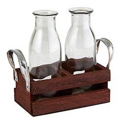 Mini Bottle 2 Glass Vase