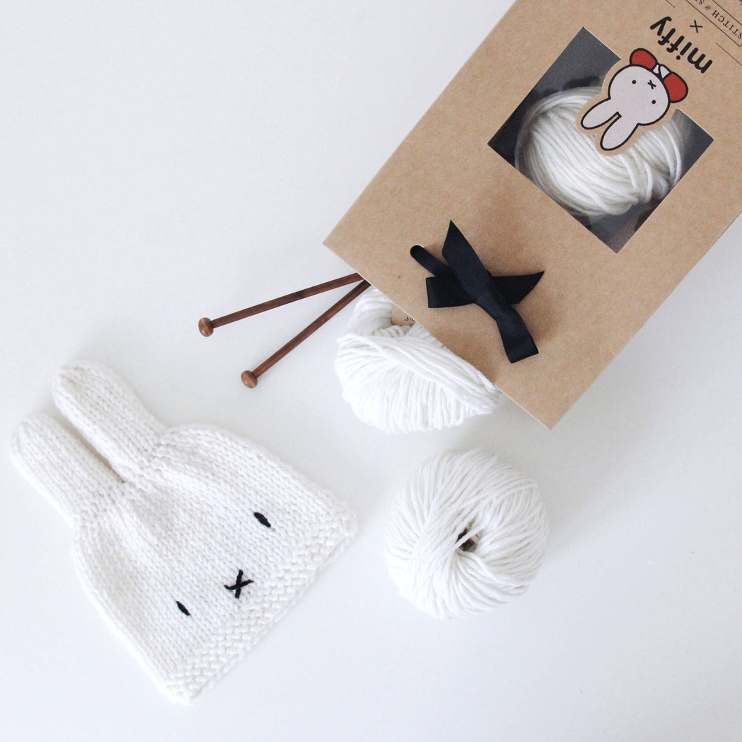 Miffy Baby Hat Knitting Kit