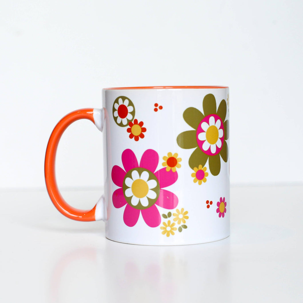 Groovy Florals Coffee Mug