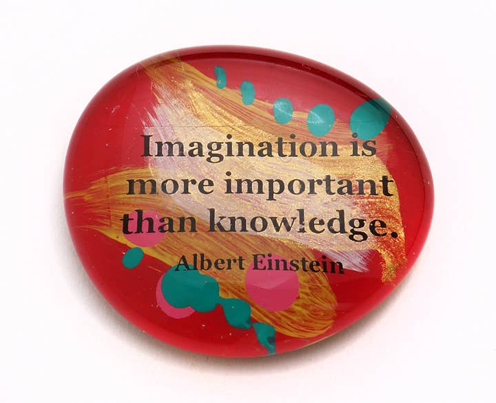 Gather Stones - Quotes - Imagination is more Important